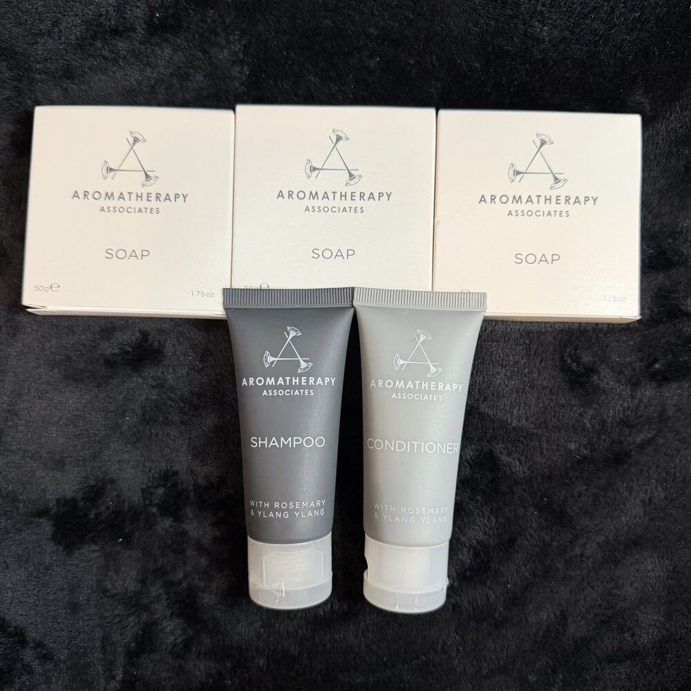 AROMATHERAPY ASSOCIATES Travel Size Rosemary Lavender Ylang Ylang LOT OF 5 items